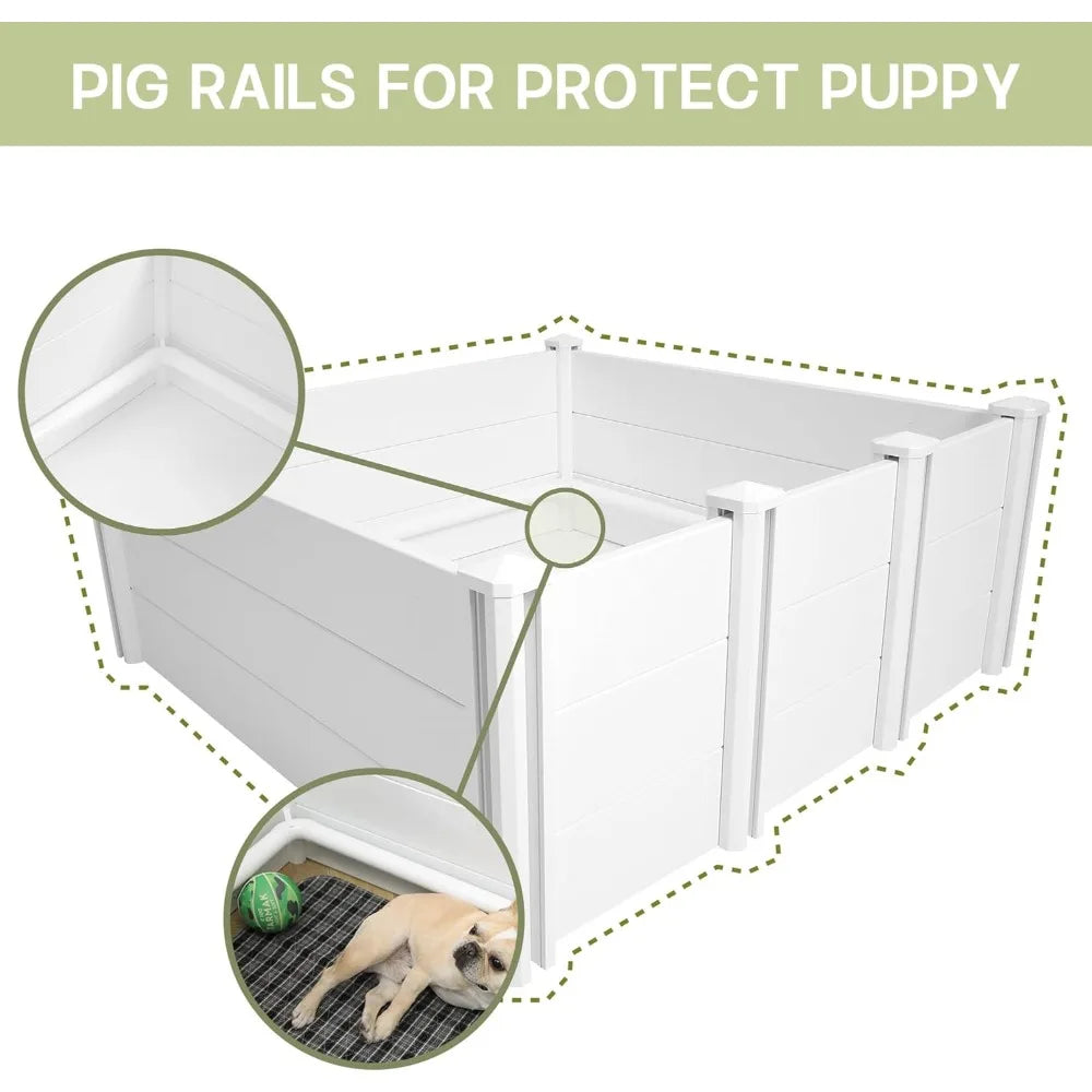 Hign-concerned Whelping Box Large Breed Dogs And Puppies