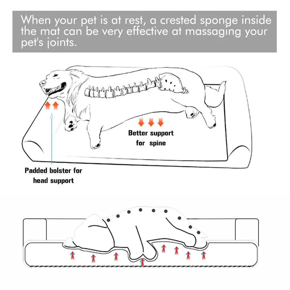 BINGOPAWCN Orthopedic Dog Bed With Removable Cover Premium
