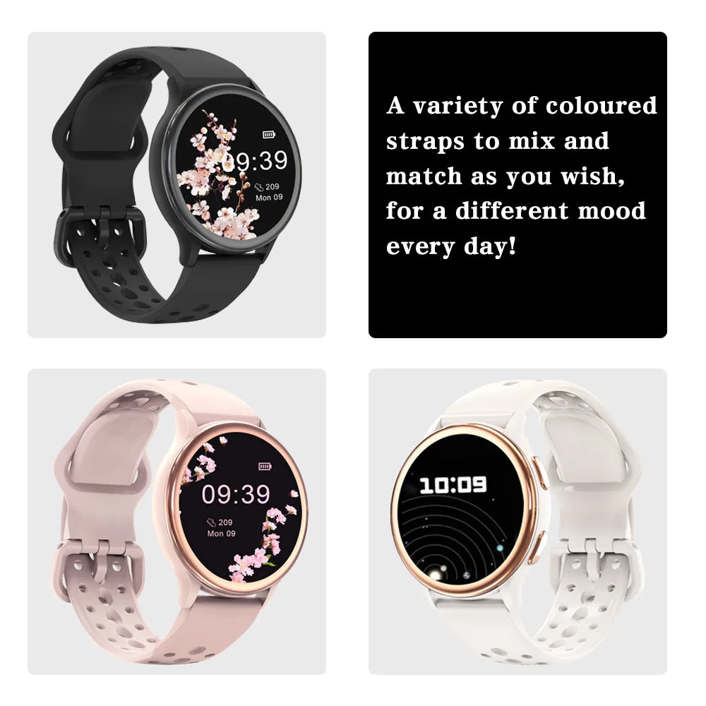 Smartwatch for Women with Fitness Tracking and Health Features