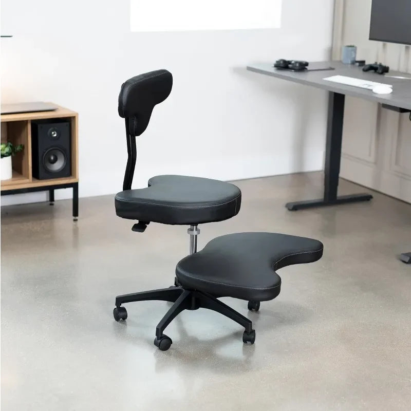 YTYIN Cross Legged Office Chair With Back Support Yoga