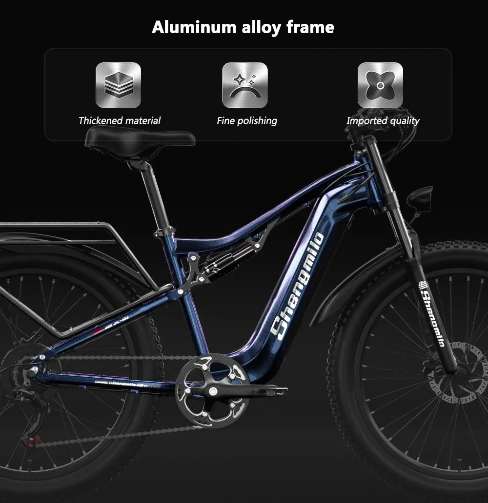 Shengmilo MX03 Electric Bicycle Full Suspension Off-Road Adventure