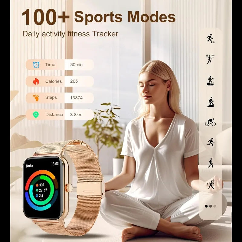 Smart Watch Fitness Tracker with Advanced Health Monitoring Features
