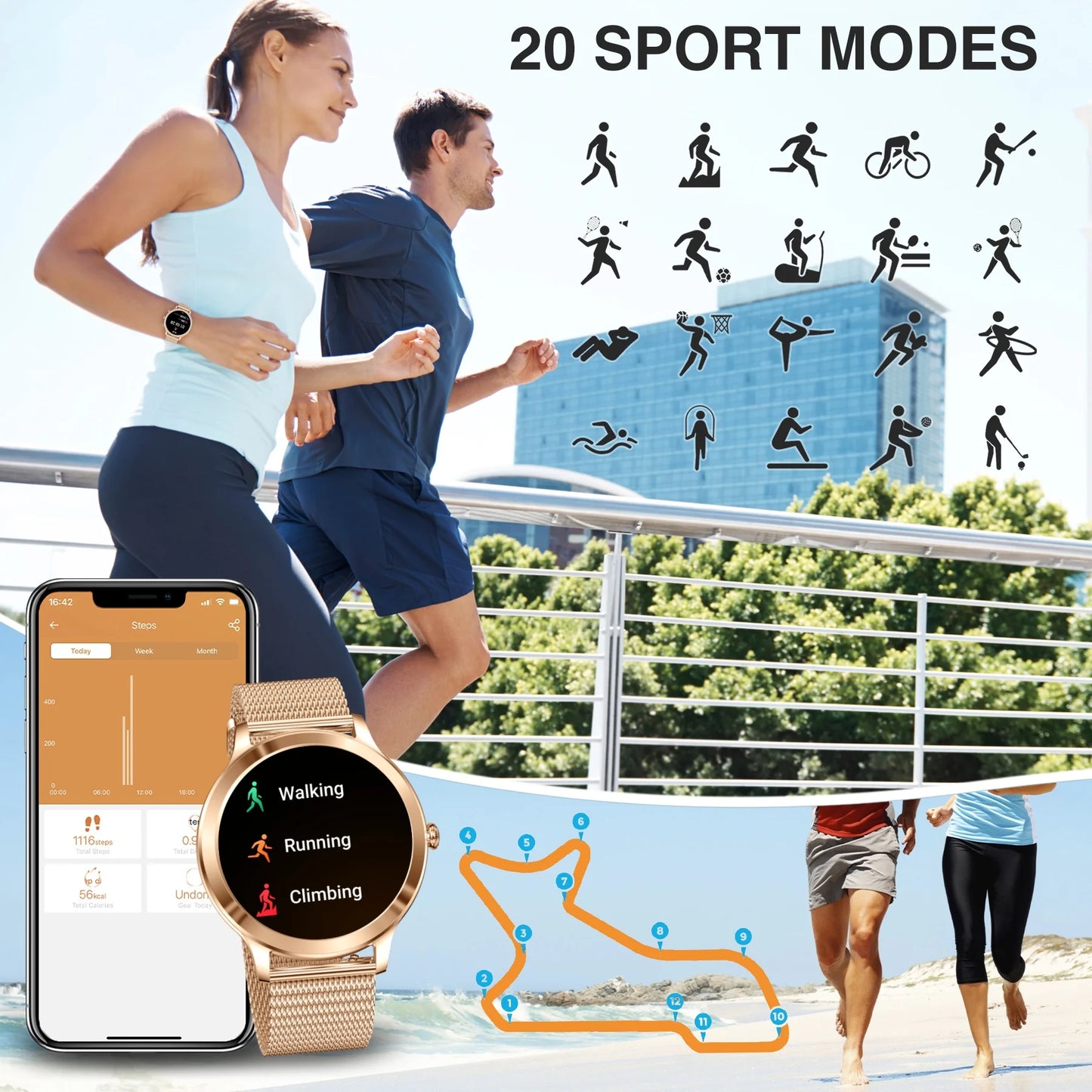 Smart Watch For Women With Advanced Fitness Tracking Features