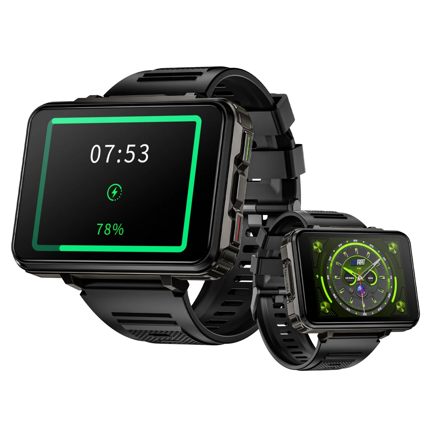 LOKMAT Android Smartwatch 4G Phone Dual Camera Flashlight