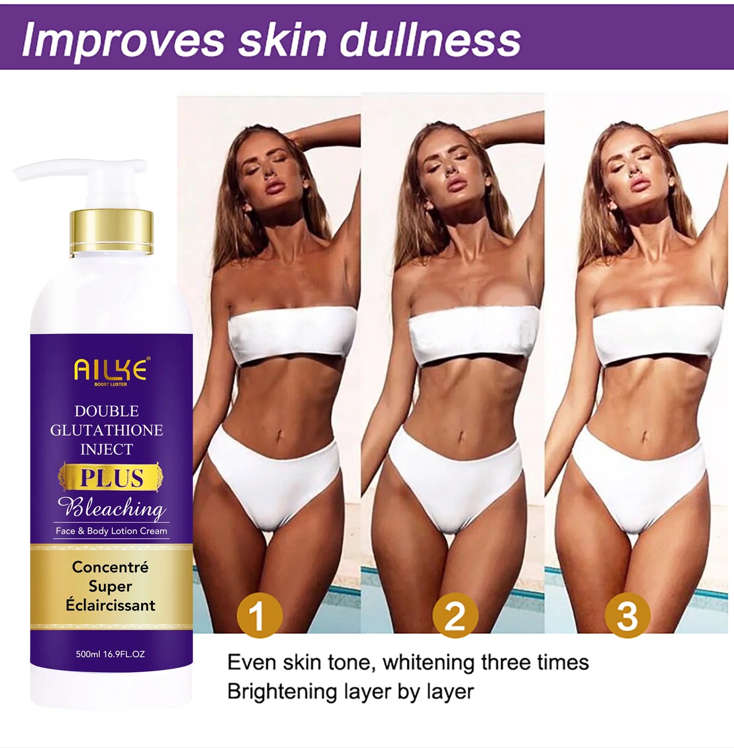 AILKE Anti-Black Spots Brightening Serum for Radiant Complexion