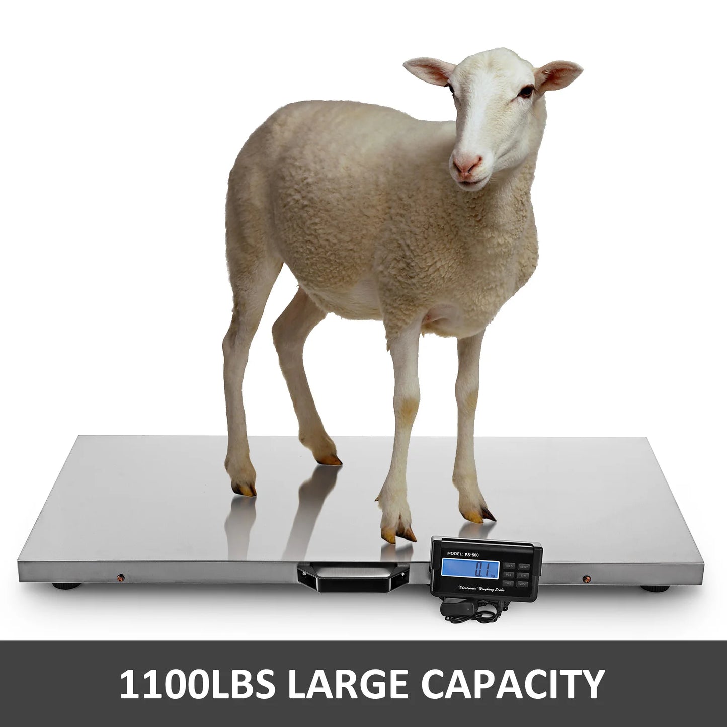SucceBuy Digital Livestock Scale Stainless Steel Platform