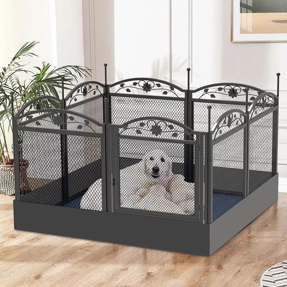 Borwarth Heavy Duty Dog Playpen With Waterproof Mat