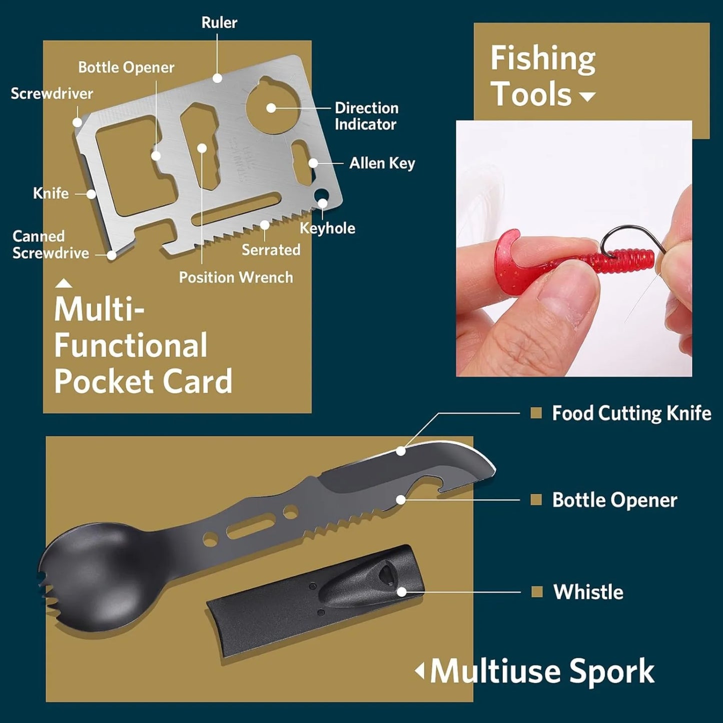 Essential 13 in 1 Survival Pack for Outdoor Adventures