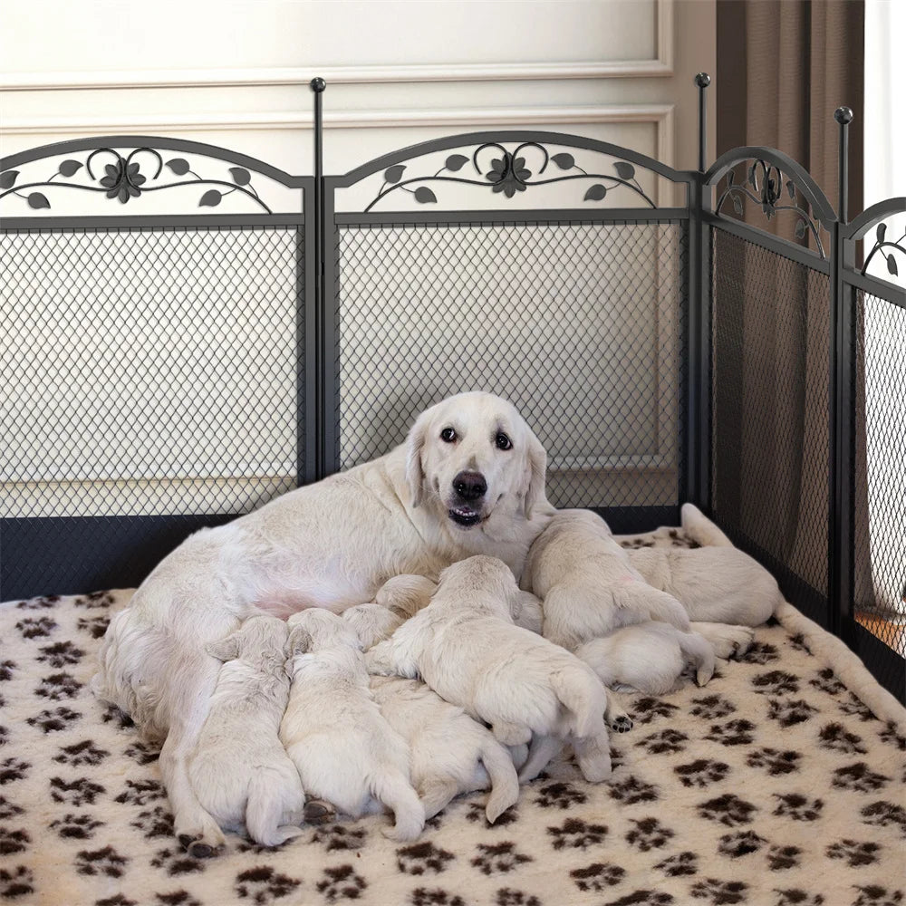 Borwarth Heavy Duty Dog Playpen With Waterproof Mat