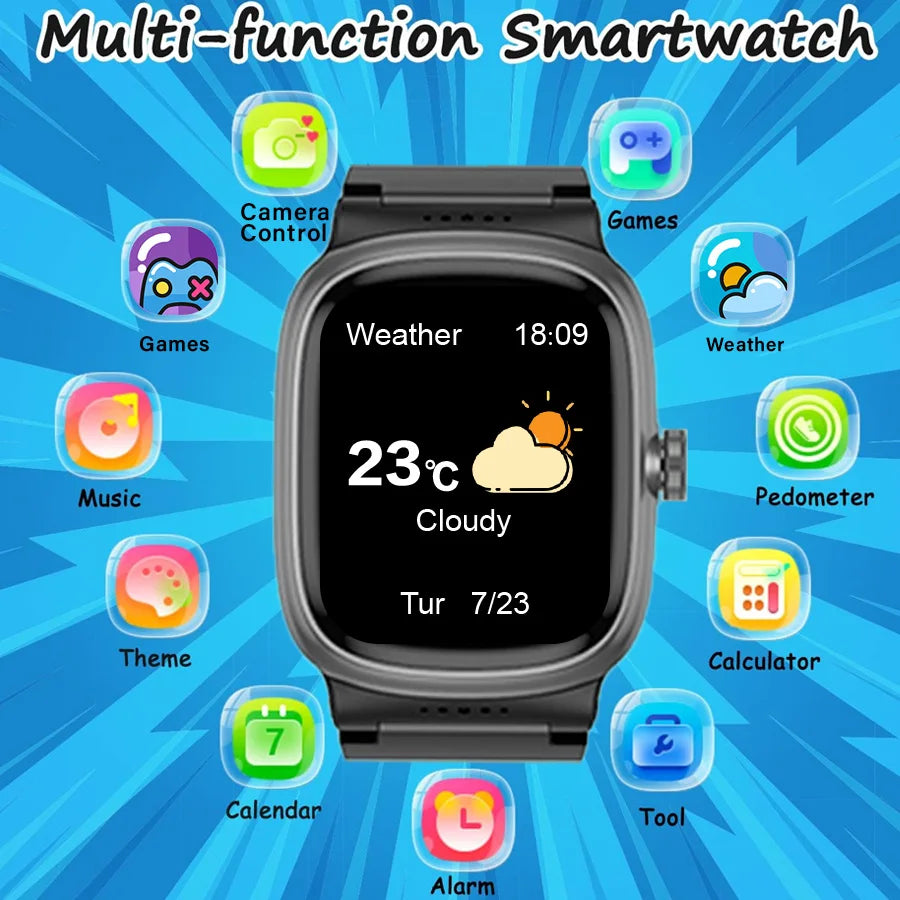 Children's Smart Watch with Games Camera and Music Player