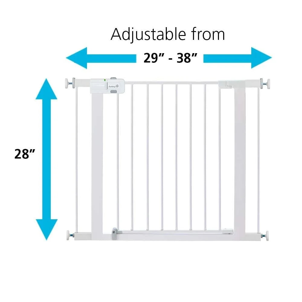 XMSJ Easy Install Walk Thru Baby Gate SecureTech Pet Safety