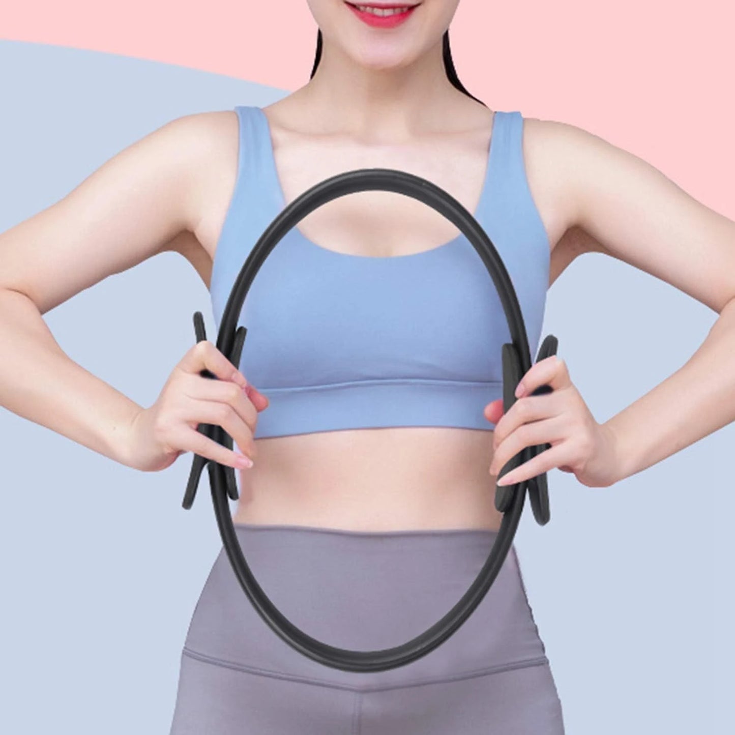 Dedicated Black Exercise Ring for Strength and Flexibility Training