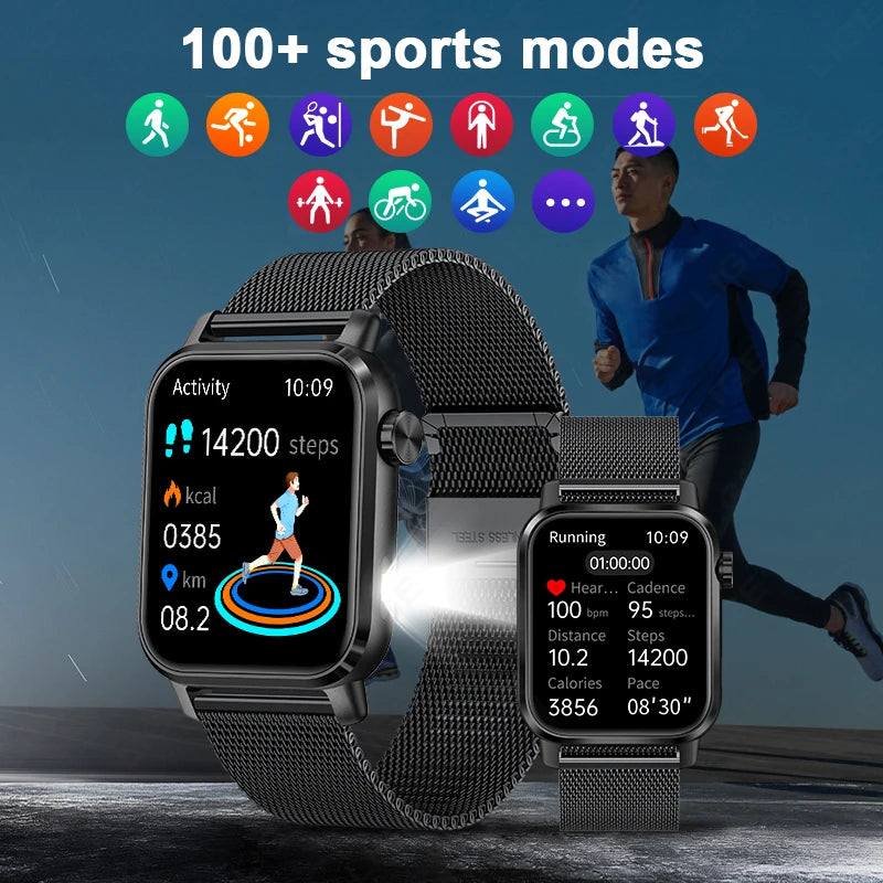 LIGE Smart Watch with HD Screen and Fitness Tracker Features