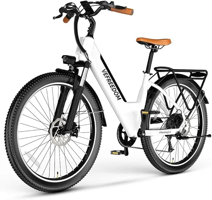 Peak Electric Mountain Bike with Removable Battery and 7-Speed Gear