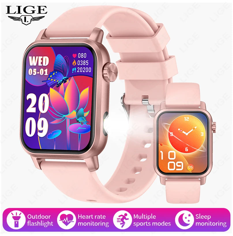 LIGE Smart Watch with HD Screen and Fitness Tracker Features