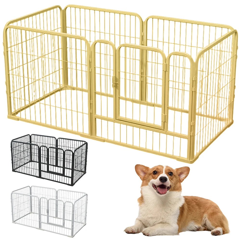 Shunmaii Heavy Duty Dog Cage Playpen Foldable Fence