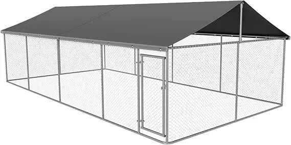 MKDKK Outdoor Heavy Duty Dog Playpen Kennel With Secure Lock