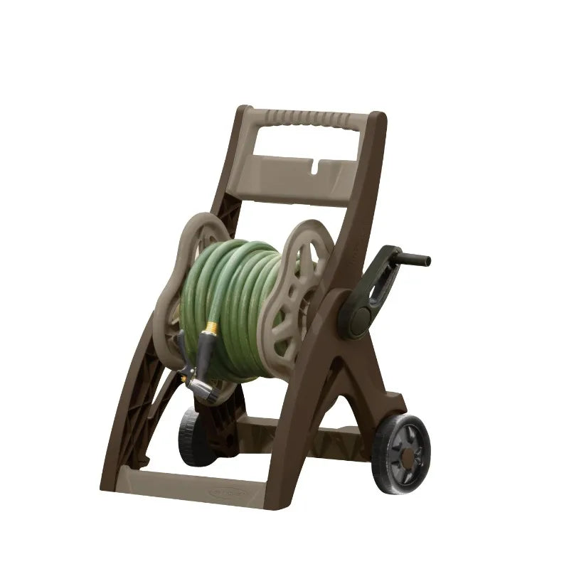 Durable Portable Hose Reel Cart for Effortless Garden Use