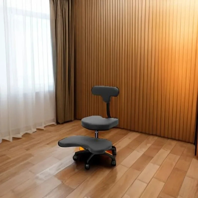 YTYIN Cross Legged Office Chair With Back Support Yoga