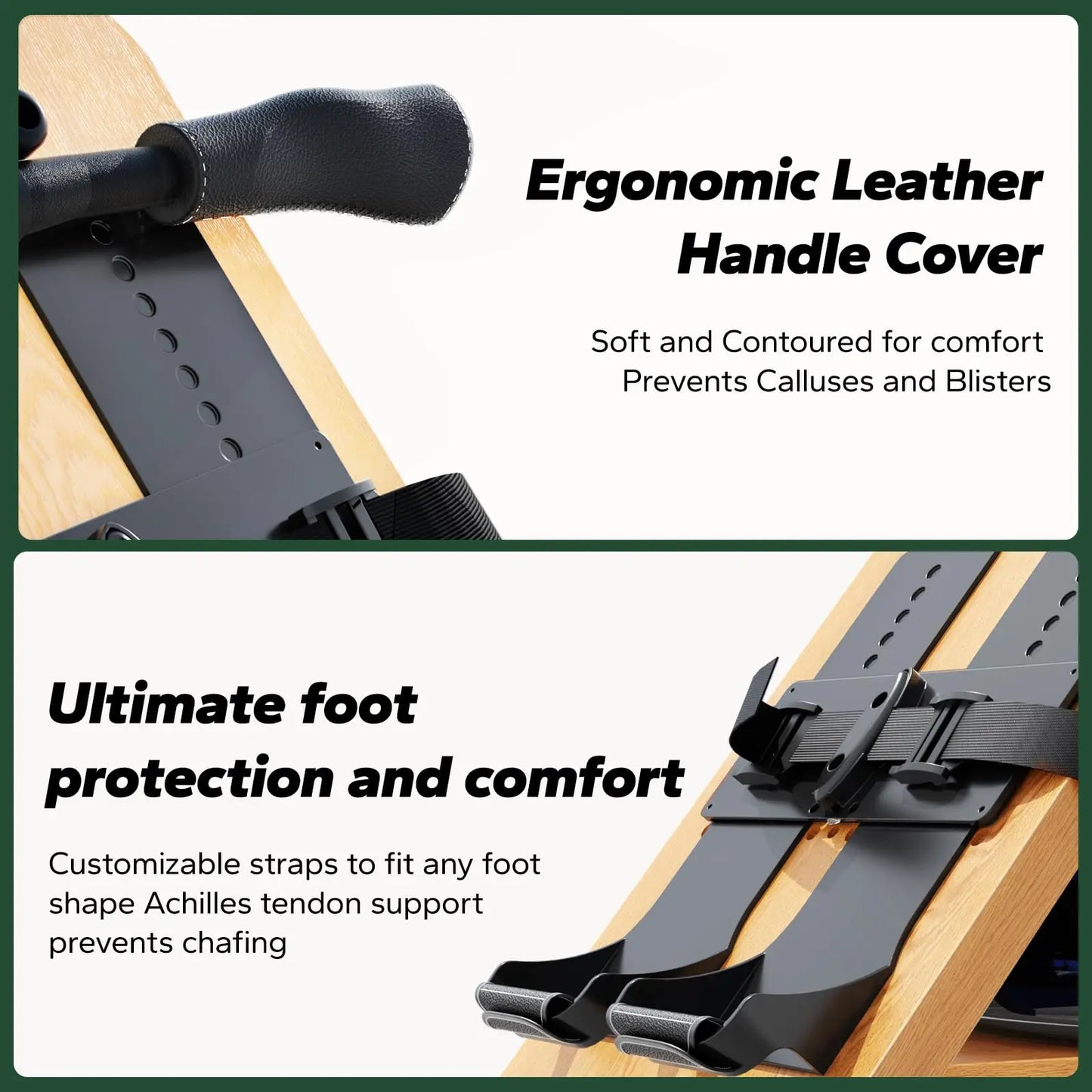 MERACH Water Rowing Machine With Adjustable Resistance And App Integration
