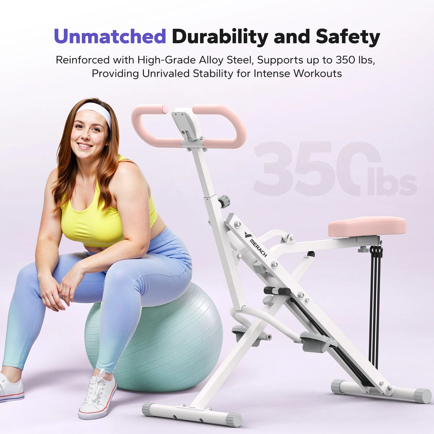 MERACH 2in1 Squat And Rowing Machine Foldable Home Gym