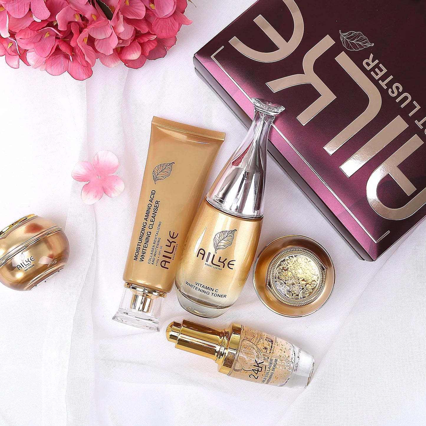 AILKE Whitening Anti-Aging Facial Skin Care Set for Women
