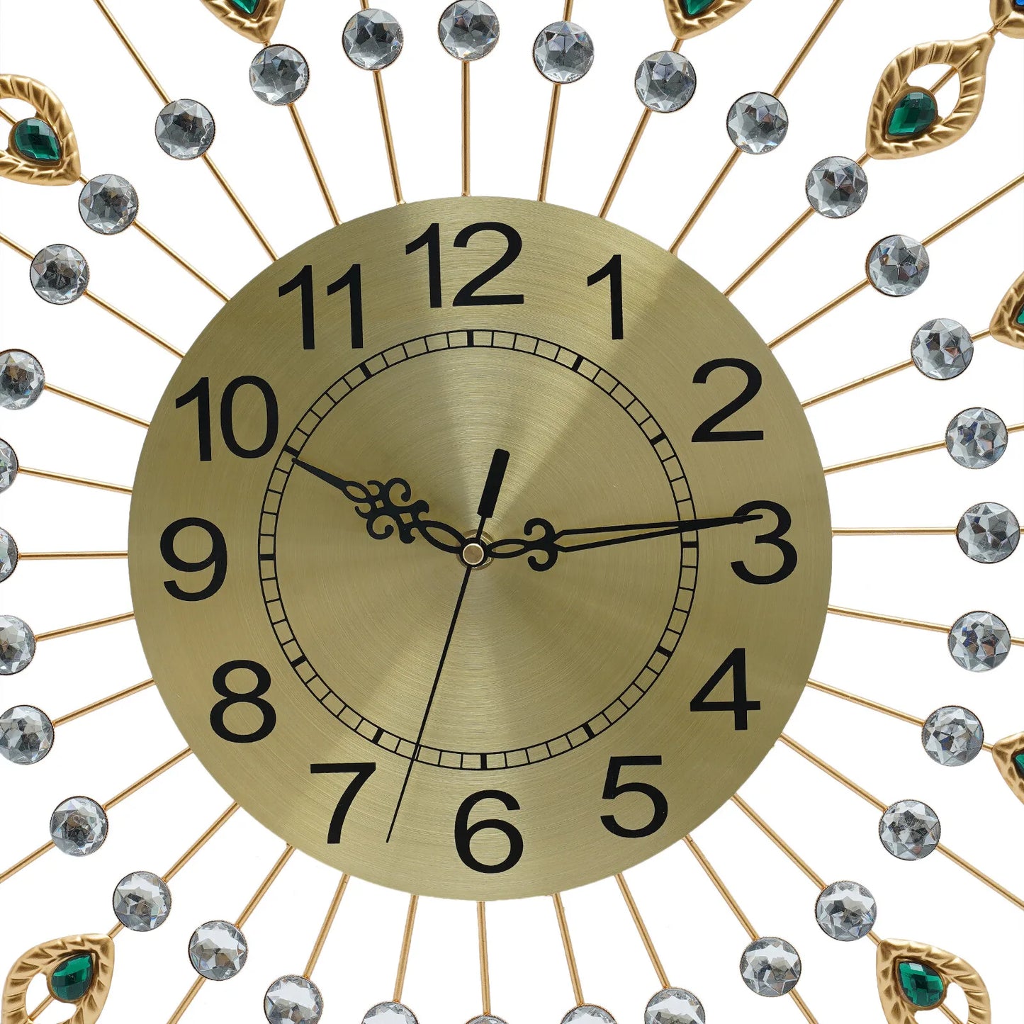 Hign Concerned Peacock Wall Clock Modern Living Decor