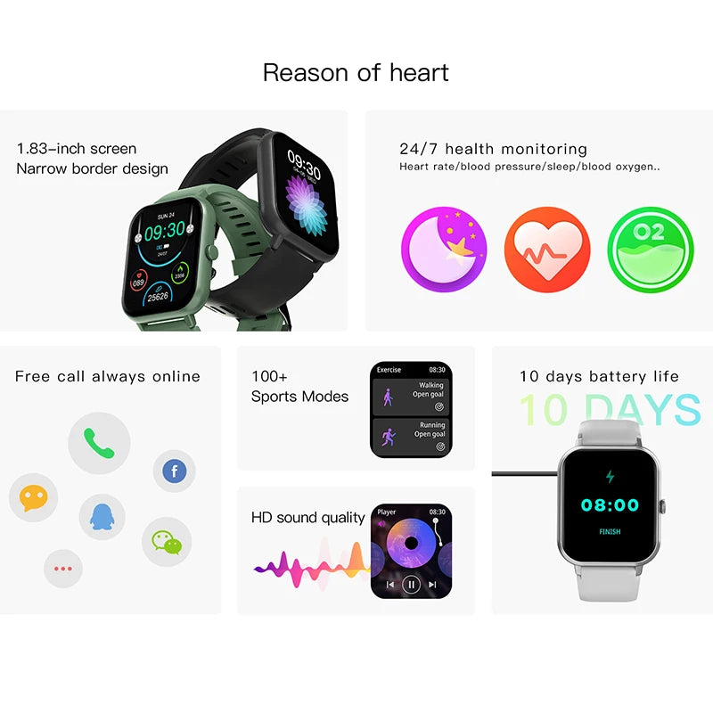 Xiaomi Mijia Women's Smart Watch with Bluetooth Call and Fitness Tracking
