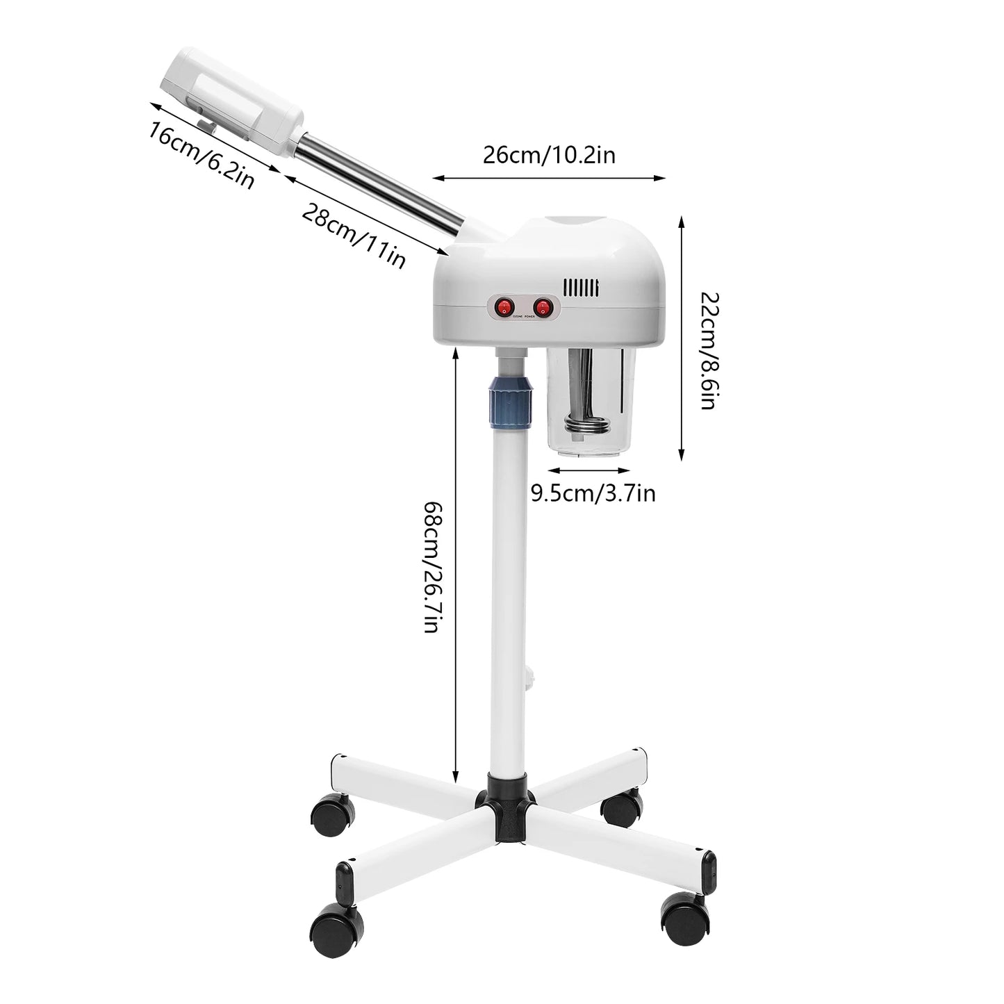 Ozone Facial Steamer for Skin Care and Rejuvenation
