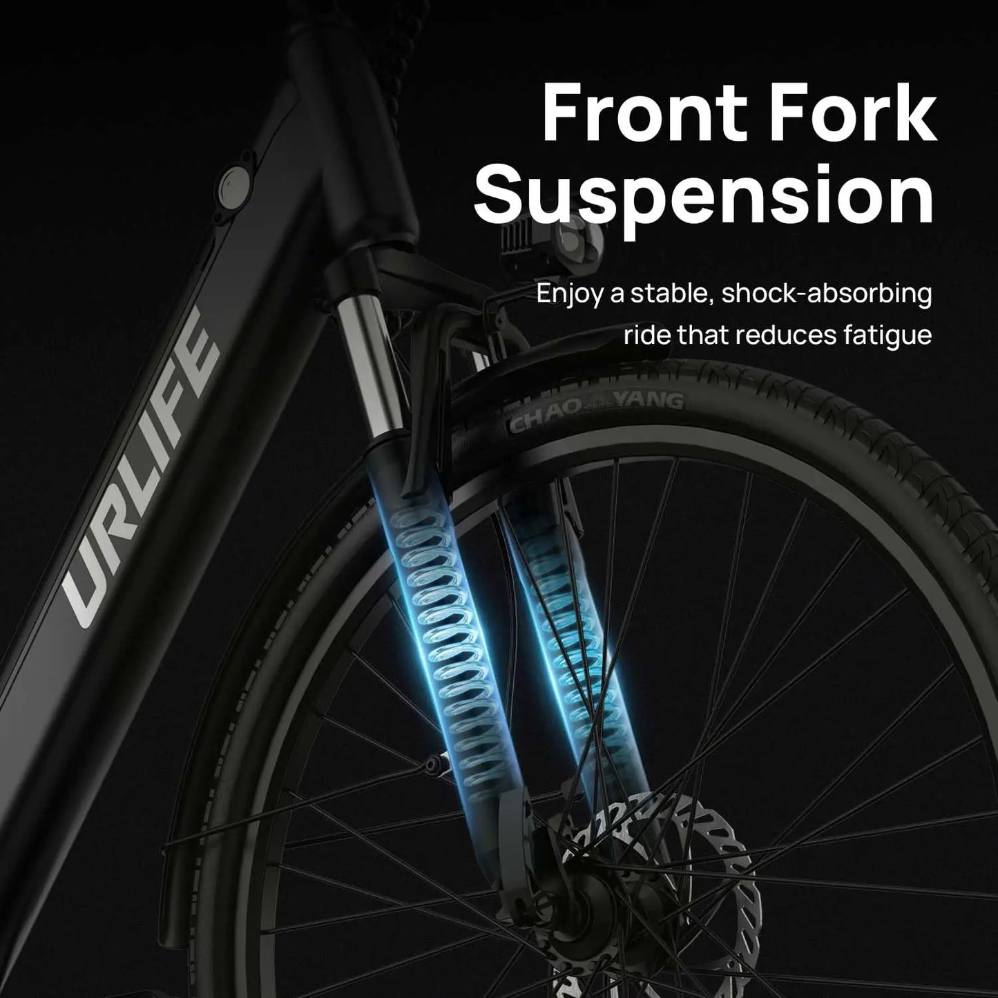 URLIFE 750W E Bike LCD DisplayPanel 7 Speeds Brakes