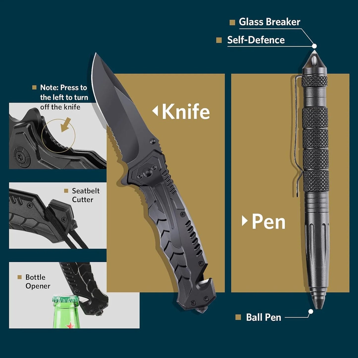 Essential 13 in 1 Survival Pack for Outdoor Adventures