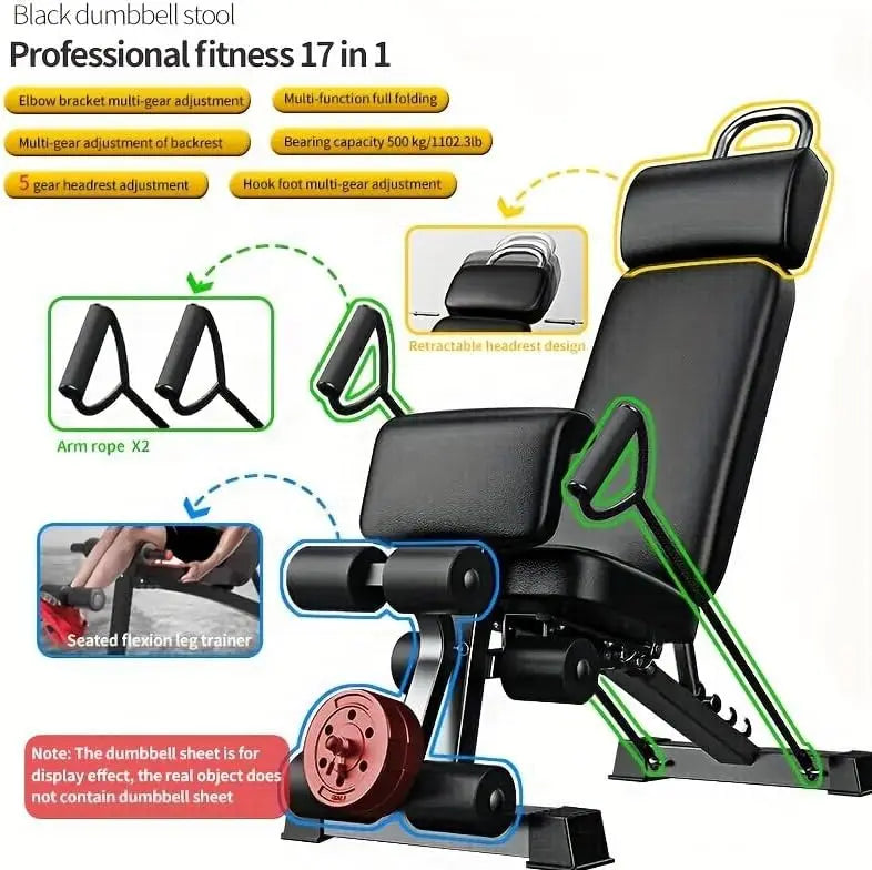 Classified By Exerciser 17 In 1 Multifunction Dumbbell Bench