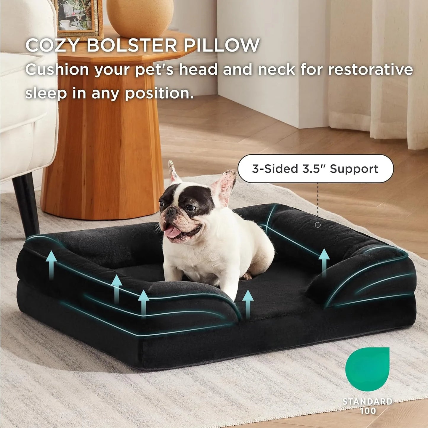 Hign-concerned Orthopedic Dog Bed Washable Waterproof Sofa