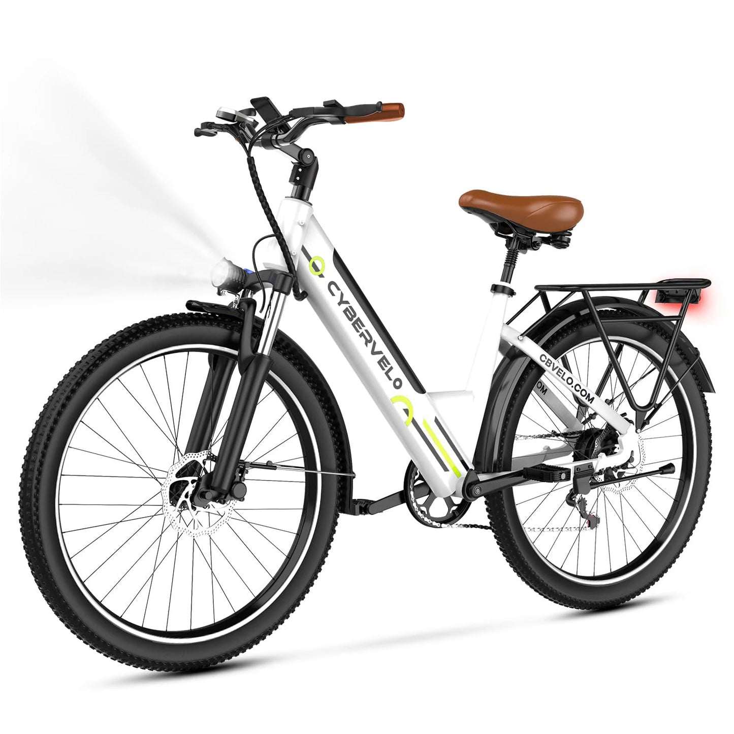 Electric Bike for Adults with Removable Battery and 7-Speed