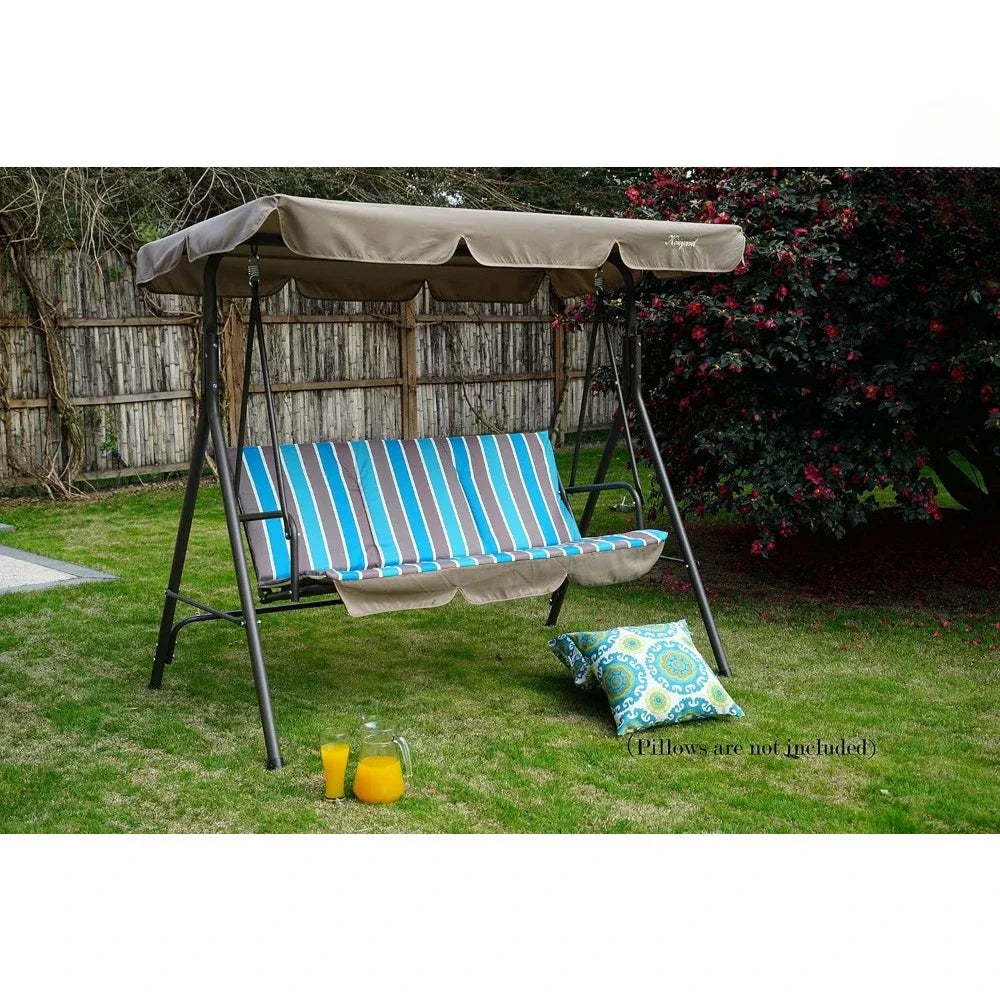 ZUIYU Alicia Patio Swing Chair With Adjustable Canopy