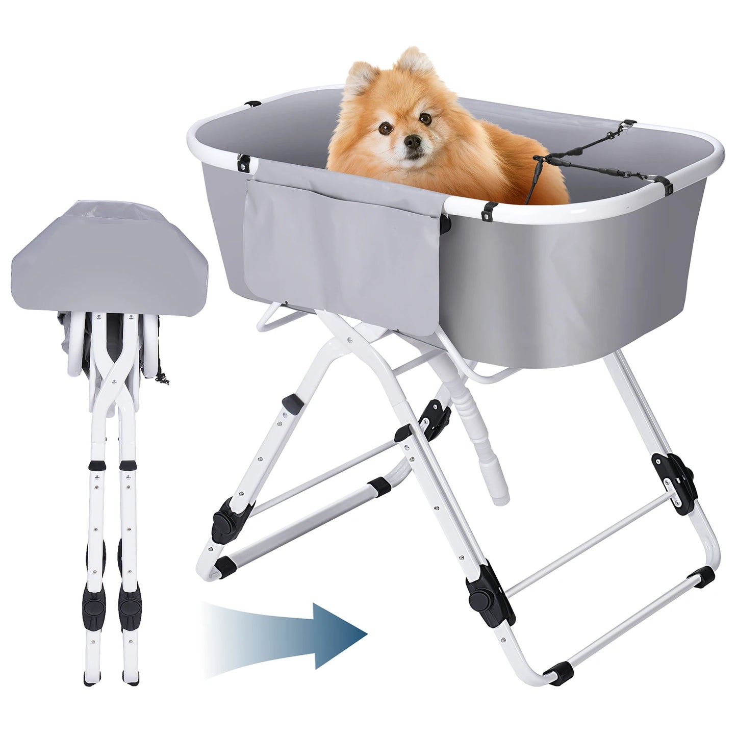 Dog Litter Portable Foldable Pet Bathtub For Bathing