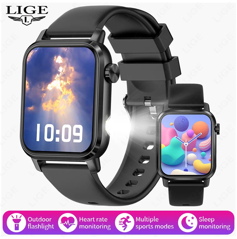 LIGE Smart Watch with HD Screen and Fitness Tracker Features