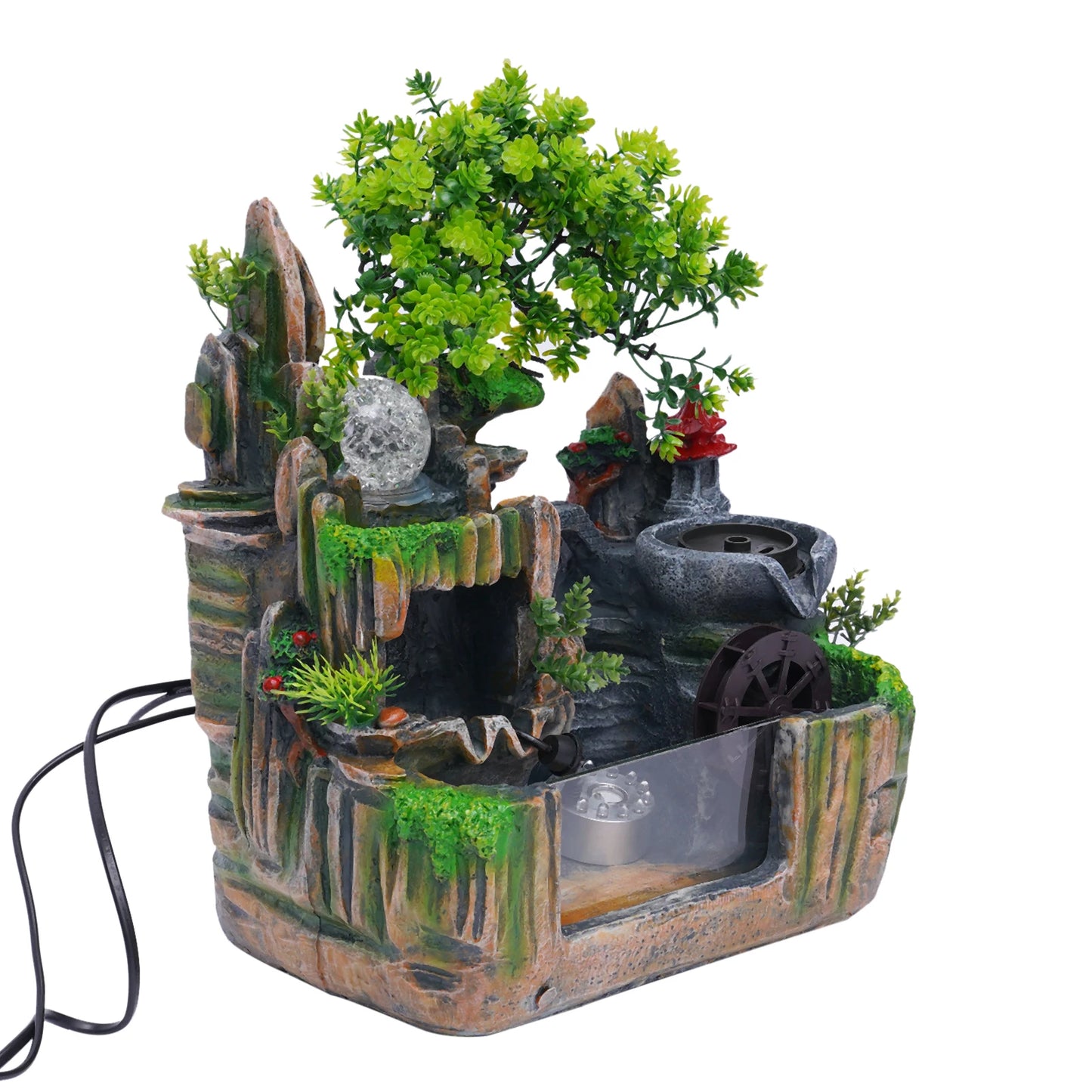 Hign-concerned Rockery Fountain Indoor Water Feature LED