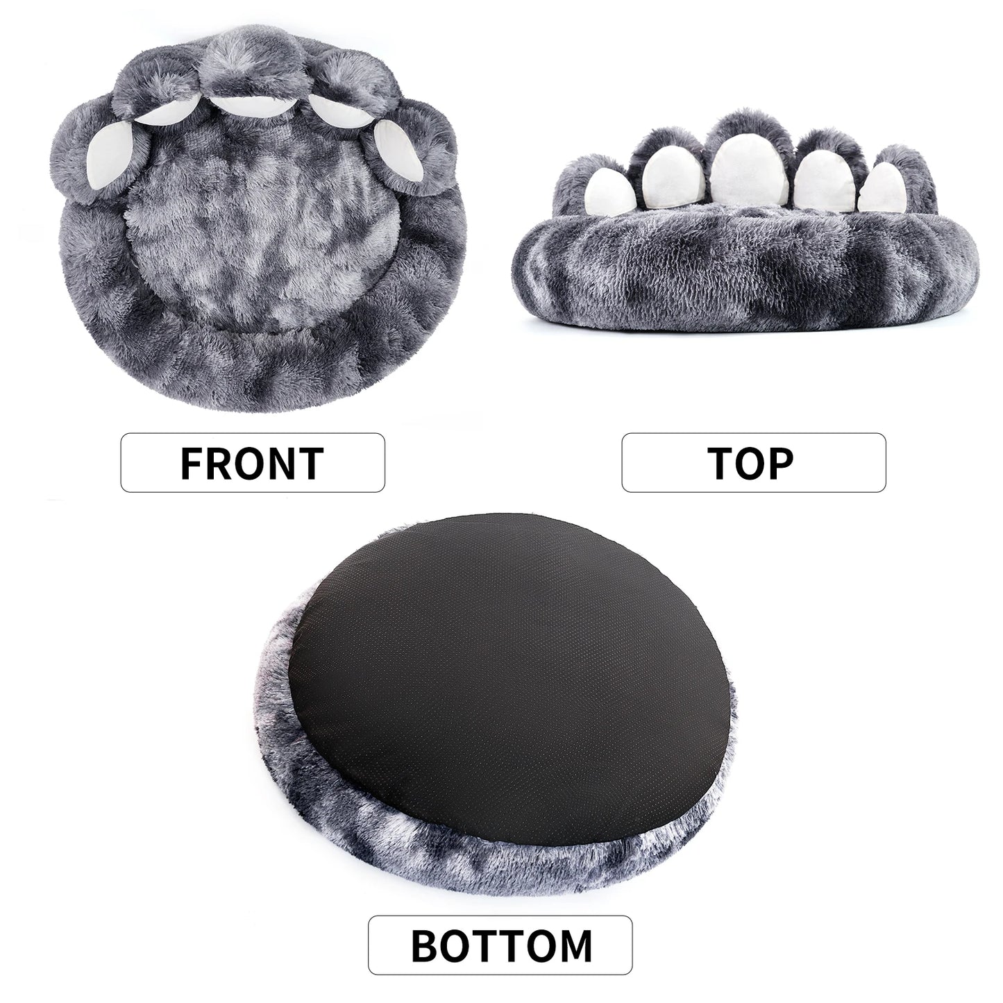 PETARTCN Paw Shape Dog Bed Cushion For Furry Friends Warm