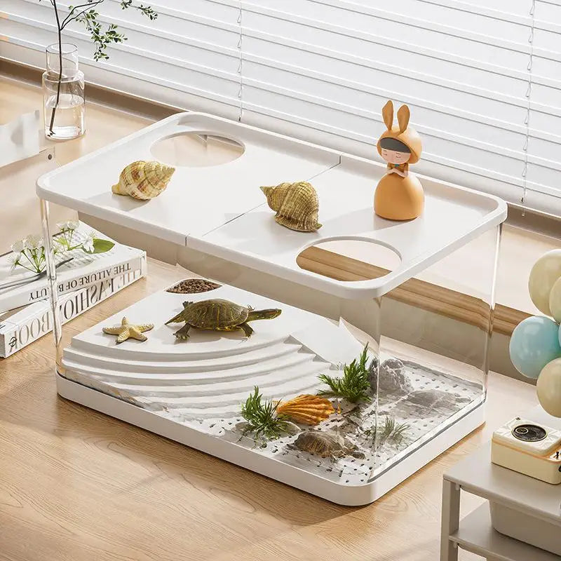 Hign-concerned Transparent Mini Fish Tank Hydroponic Lid