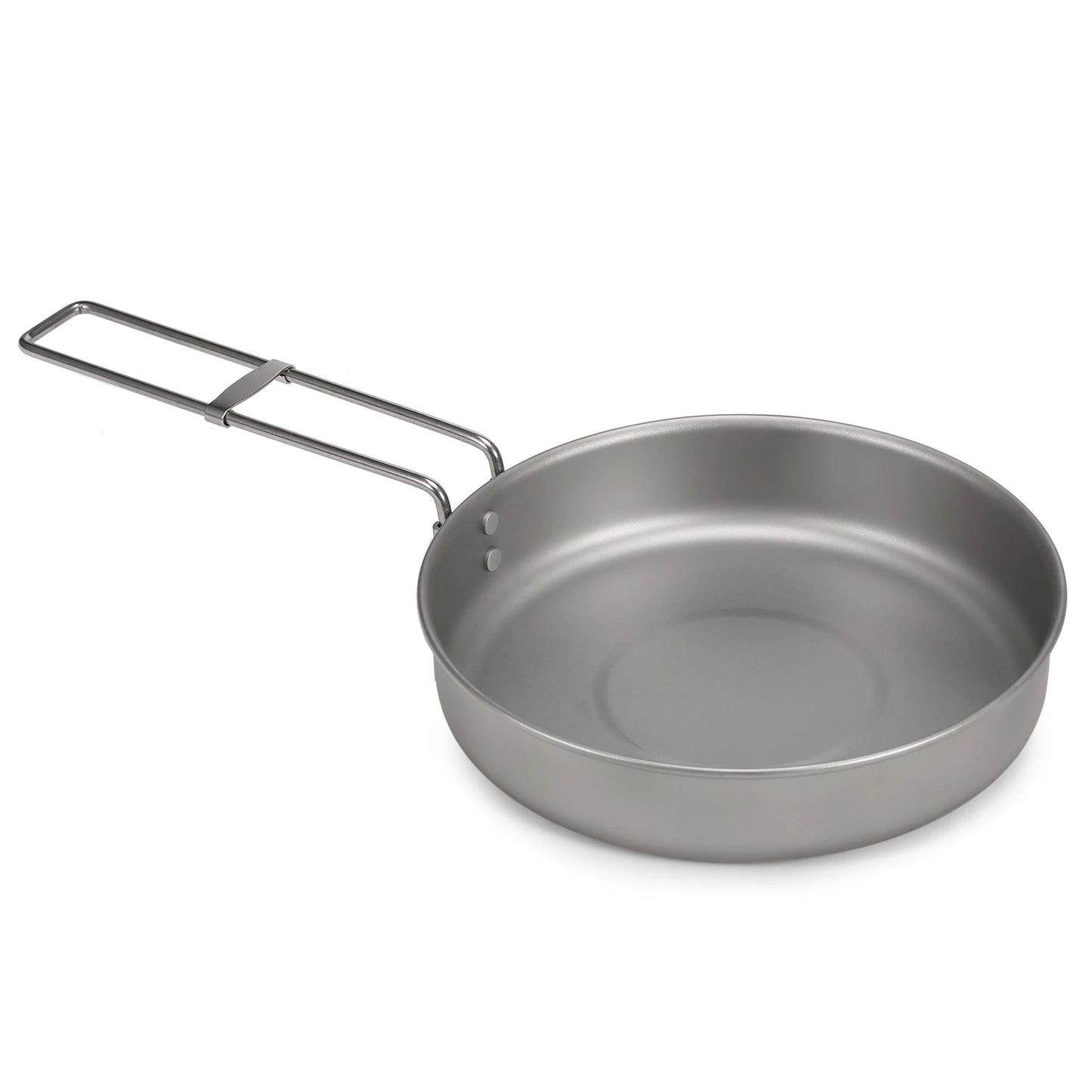 Ultralight Titanium Frypan for Outdoor Camping and Cooking