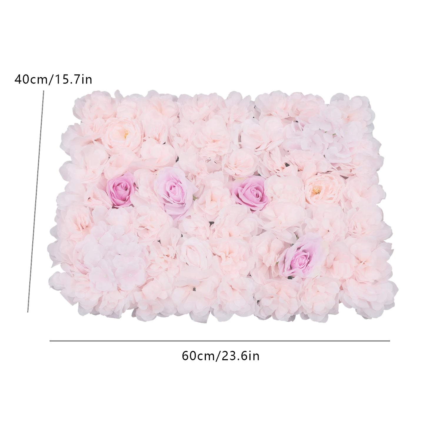 Sichuan Artificial Flowers Backdrop Wall Panels 4PCS Roses