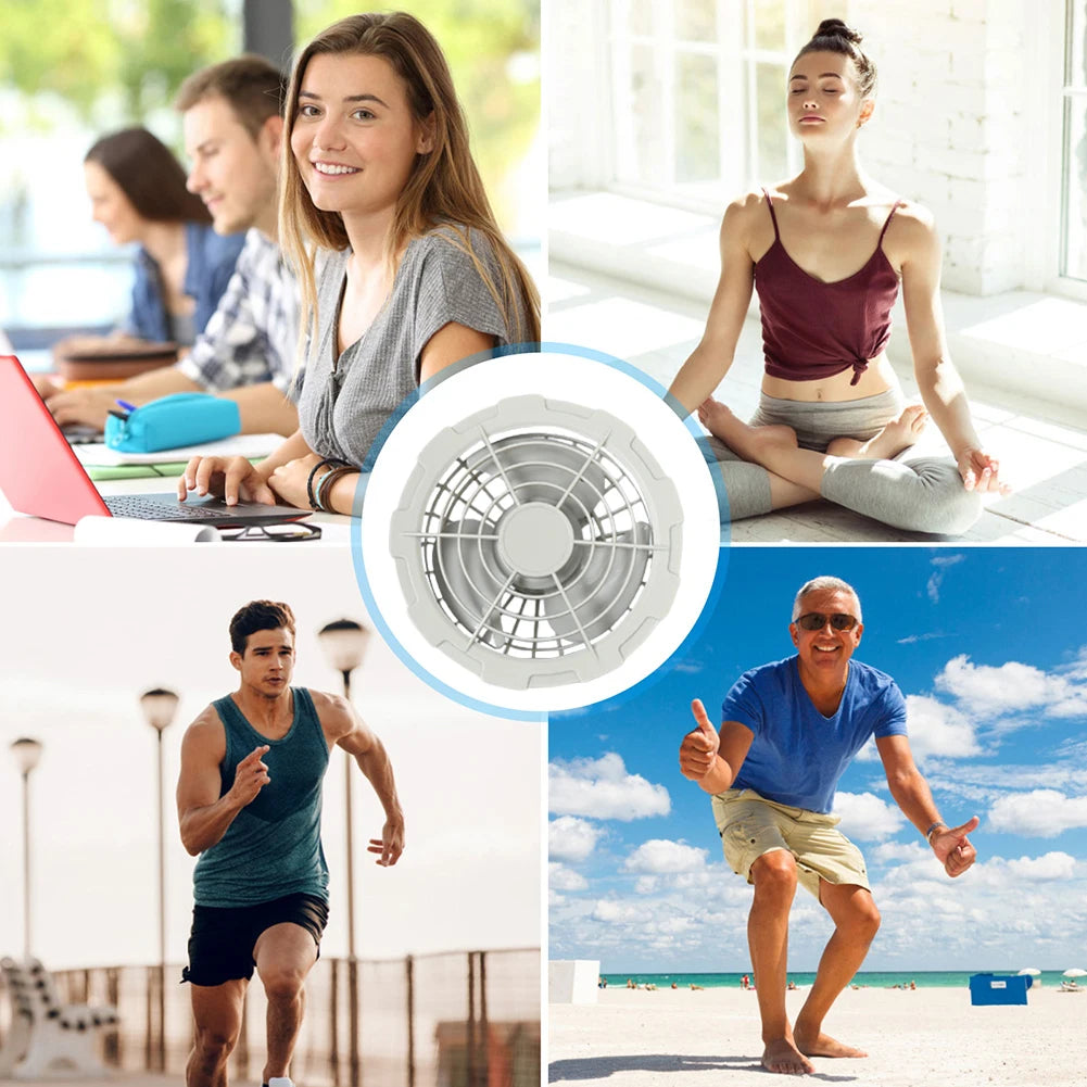 APWIKOGERCN Wearable Cooling Vest Air Conditioner Fan