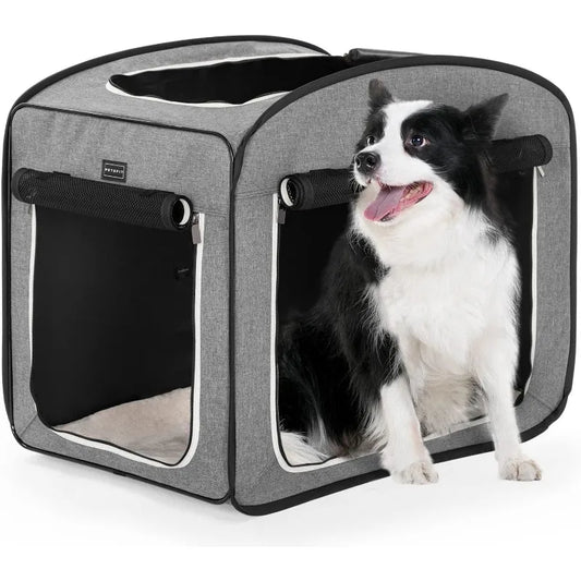 Petsfit Collapsible Pop Up Dog Crate Kennel Portable
