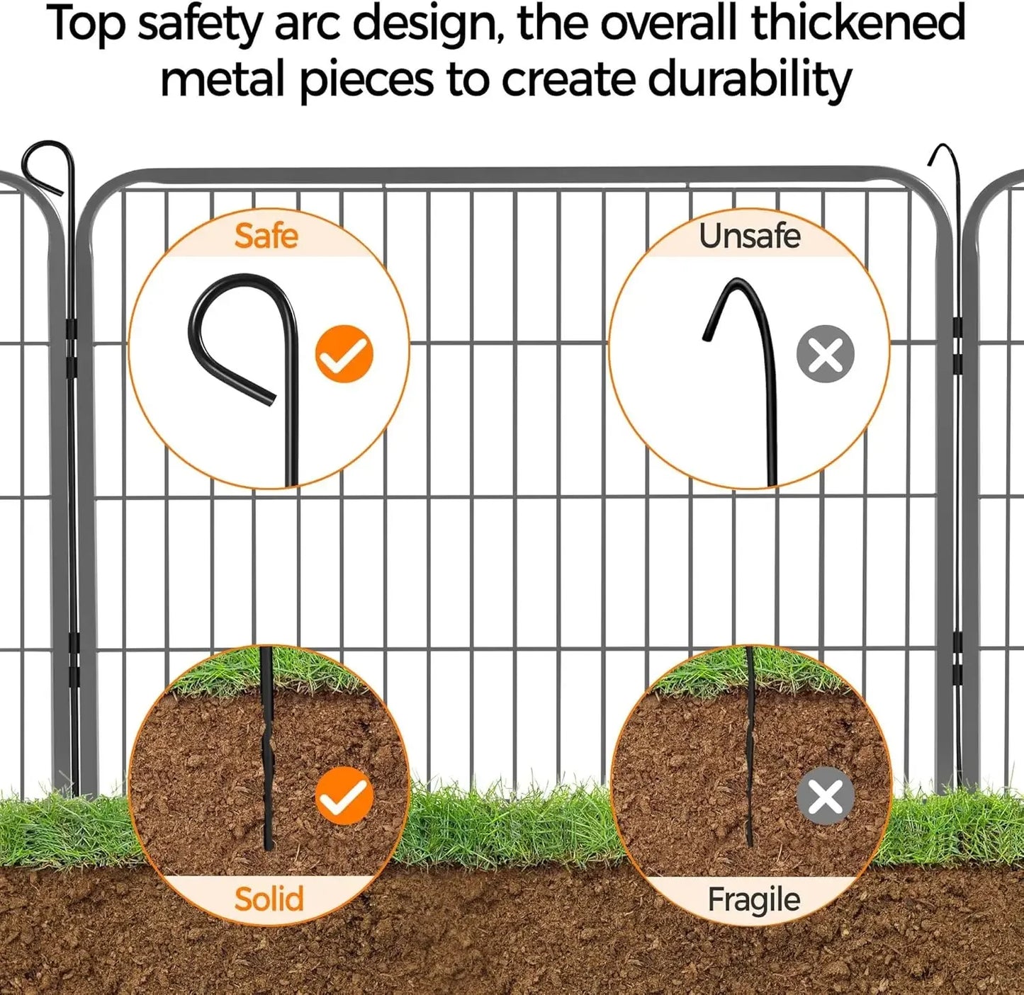 Hign-concerned Outdoor Dog Fence Pen Heavy Duty Playpen