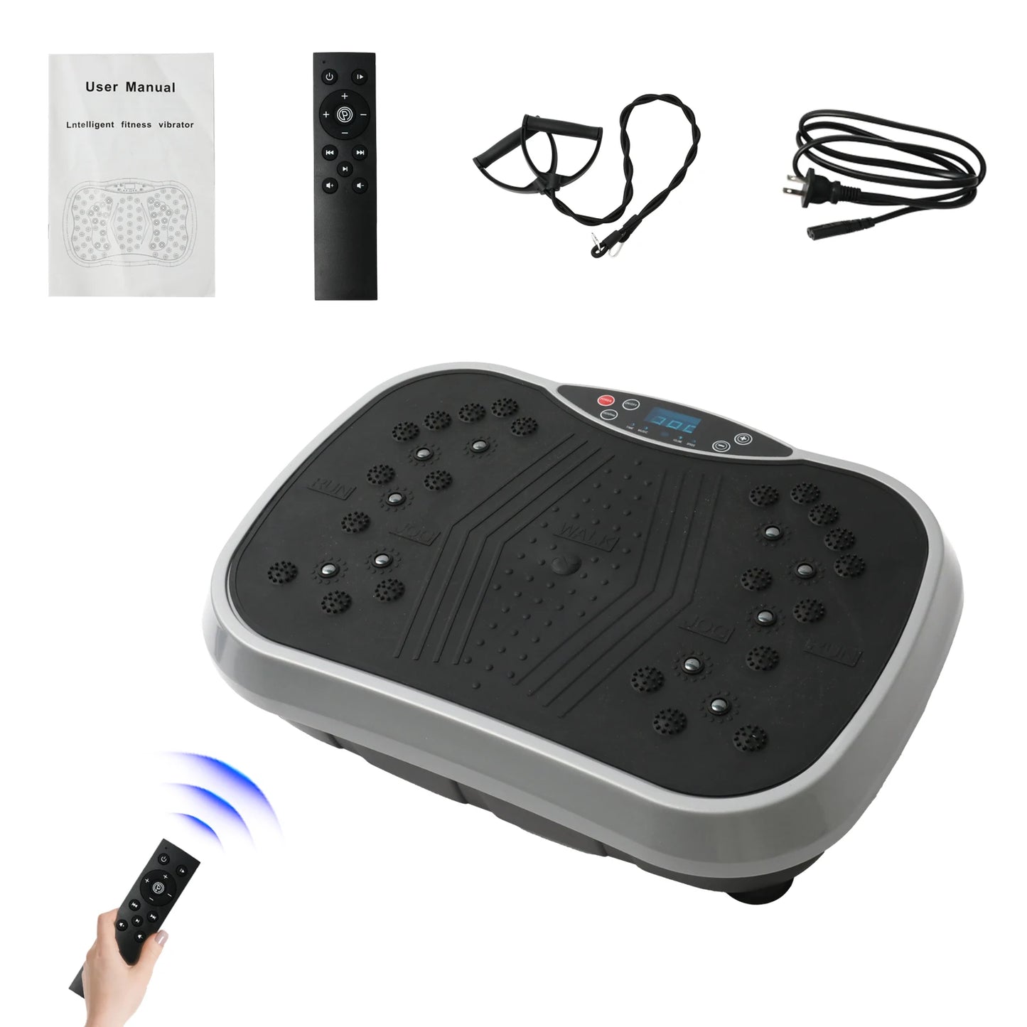 H Vibration Plate Exercise Machine For Fat Burning Workout