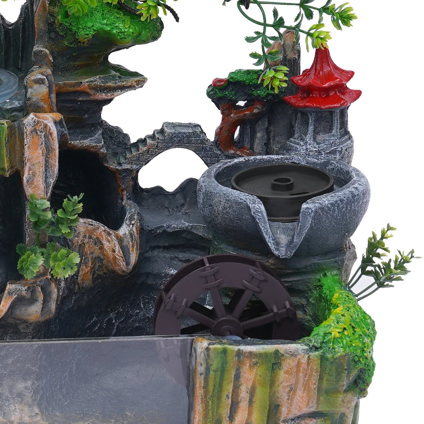 Hign-concerned Rockery Fountain Indoor Water Feature LED