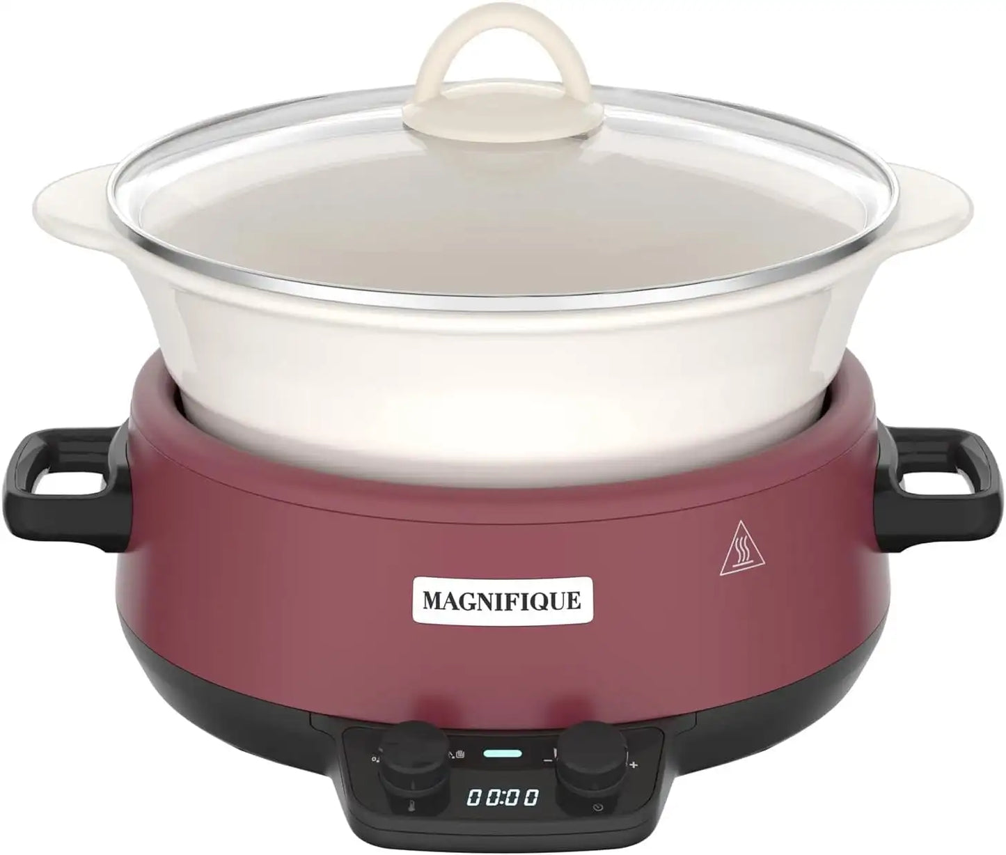 Iosn Programmable Slow Cooker With Auto Warm Ceramic Liner