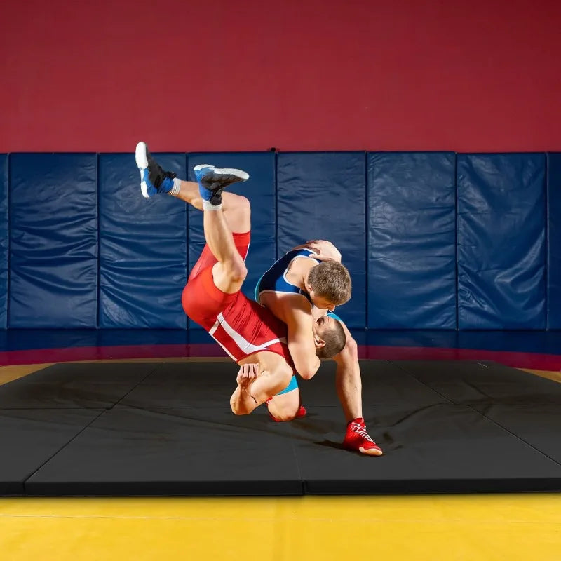 Folding Gymnastics Mat for Safe Home Tumbling and Exercise