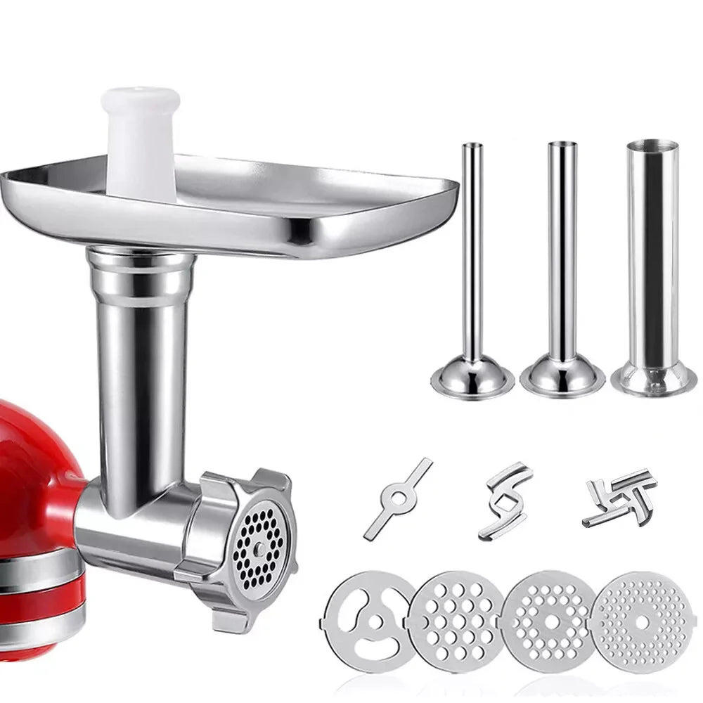 Stainless Steel Meat Grinder Attachment For KitchenAid Mixers